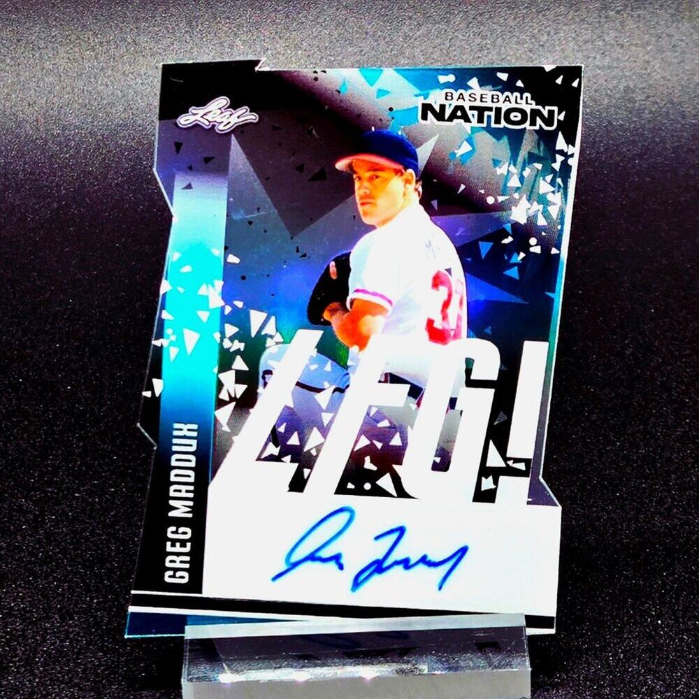 2025 Greg Maddux 4/15 LFG Die-Cut Acetate Auto RARE Atlanta Braves HOF